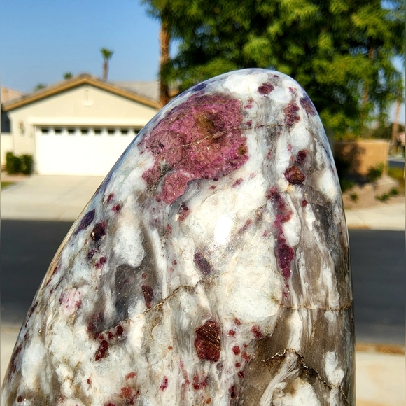 MASSIVE Rubellite (Red Tourmaline) Free-Form - Picture 4 of 15